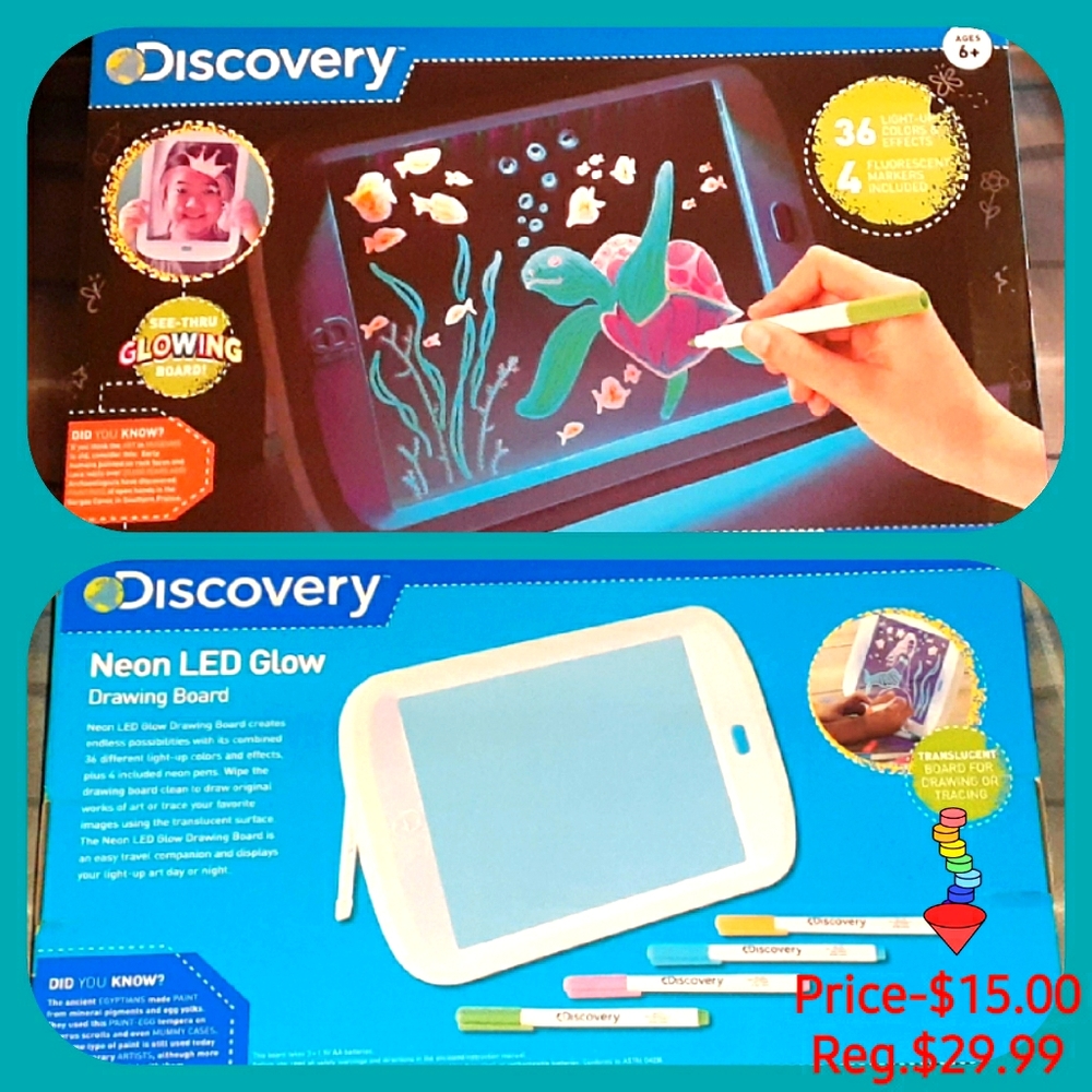 Neon LED Glow Drawing Board